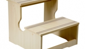 Escada 2 Degraus Madeira